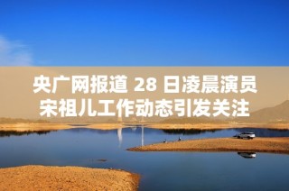 央广网报道 28 日凌晨演员宋祖儿工作动态引发关注