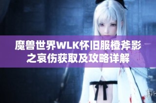 魔兽世界WLK怀旧服橙斧影之哀伤获取及攻略详解