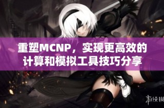 重塑MCNP，实现更高效的计算和模拟工具技巧分享