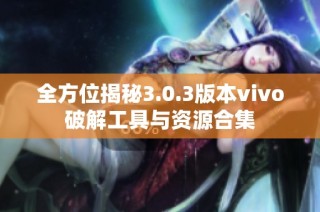 全方位揭秘3.0.3版本vivo破解工具与资源合集