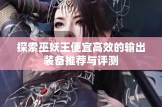 探索巫妖王便宜高效的输出装备推荐与评测