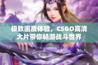 极致画质体验，CSGO高清大片带你畅游战斗世界