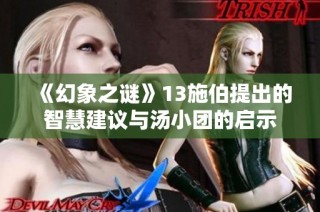 《幻象之谜》13施伯提出的智慧建议与汤小团的启示