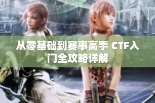 从零基础到赛事高手 CTF入门全攻略详解