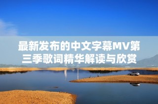 最新发布的中文字幕MV第三季歌词精华解读与欣赏