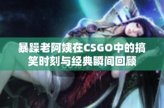 暴躁老阿姨在CSGO中的搞笑时刻与经典瞬间回顾