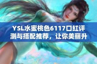 YSL水蜜桃色6117口红评测与搭配推荐，让你美丽升级