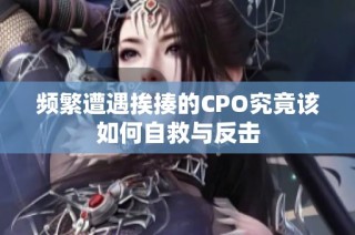 频繁遭遇挨揍的CPO究竟该如何自救与反击