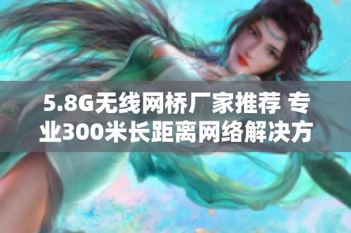 5.8G无线网桥厂家推荐 专业300米长距离网络解决方案解析