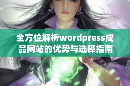 全方位解析wordpress成品网站的优势与选择指南