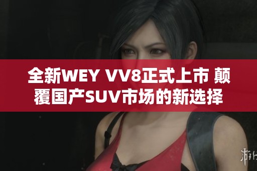 全新WEY VV8正式上市 颠覆国产SUV市场的新选择