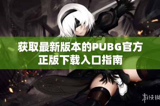 获取最新版本的PUBG官方正版下载入口指南