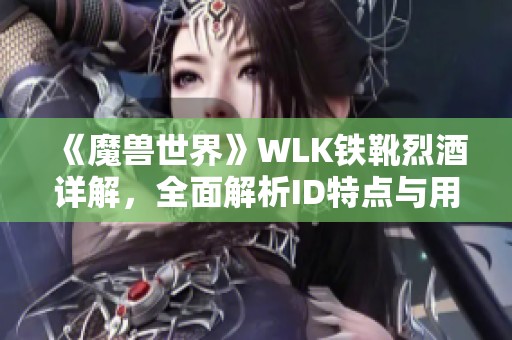 《魔兽世界》WLK铁靴烈酒详解，全面解析ID特点与用途