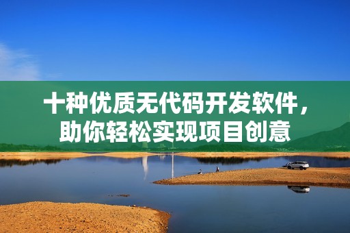 十种优质无代码开发软件，助你轻松实现项目创意