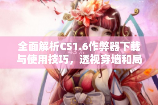 全面解析CS1.6作弊器下载与使用技巧，透视穿墙和局域网修改器攻略