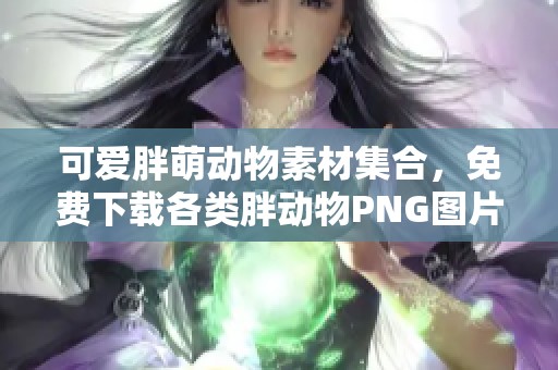 可爱胖萌动物素材集合，免费下载各类胖动物PNG图片