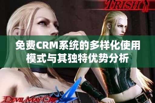 免费CRM系统的多样化使用模式与其独特优势分析